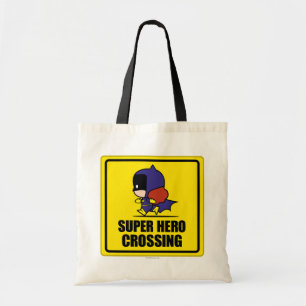 Tote Bag SIGNE DE PASSAGE DU Super Héros Chibi Batwoman