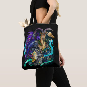 Tote Bag Signe de zodiaque de Capricorne