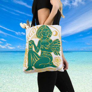 Tote Bag Signe Vierge du zodiaque sur un