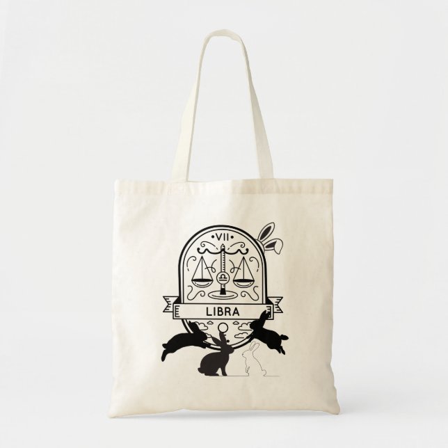 Tote Bag SIGNE Zodiaque et animaux de compagnie corresponda (Devant)