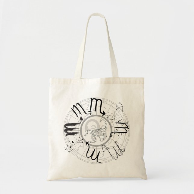 Tote Bag SIGNE Zodiaque Scorpio.w (Devant)