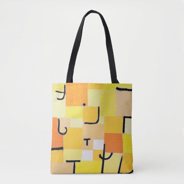 Tote Bag Signes en Jaune, Paul Klee (Devant)