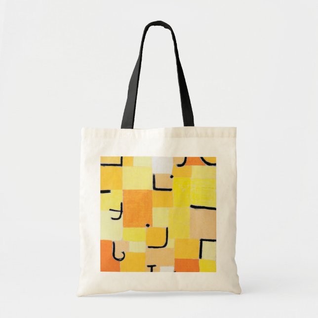 Tote Bag Signes en Jaune, Paul Klee (Devant)