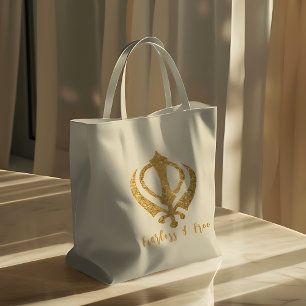 Tote Bag Sikh Khanda "Sans peur et libre"