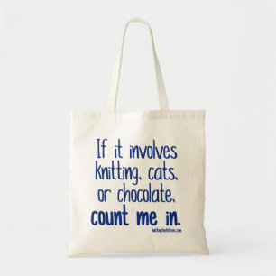 Tote Bag S'il implique le tricotage, les chats ou le