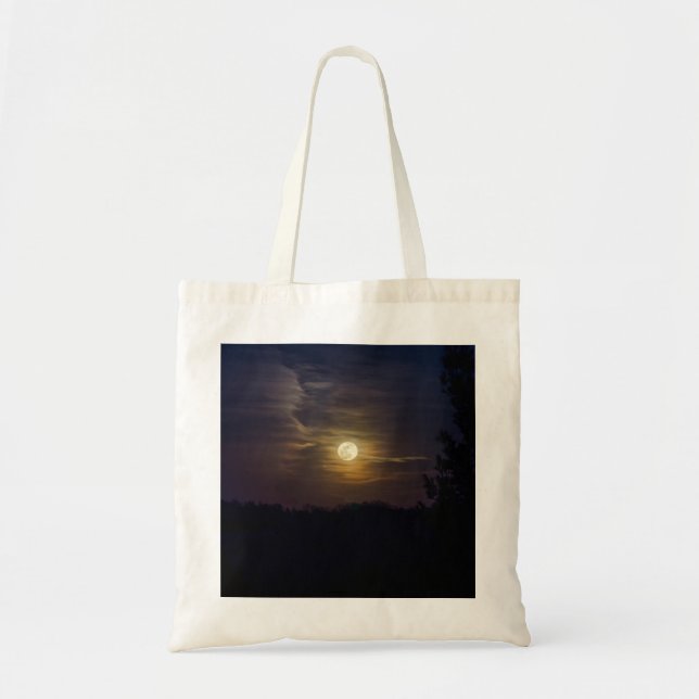 Tote Bag Silhouette de lune (Devant)