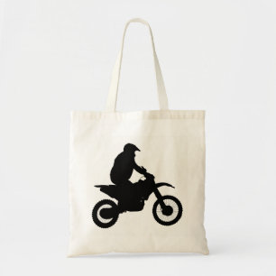 Tote Bag Silhouette de motocross