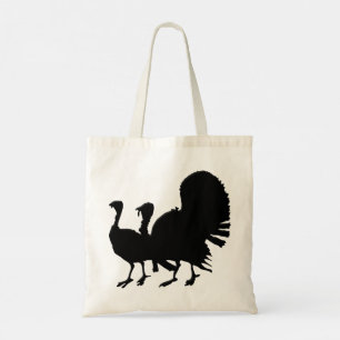 Tote Bag Silhouette des Dindons