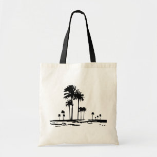 Tote Bag Silhouette des palmiers