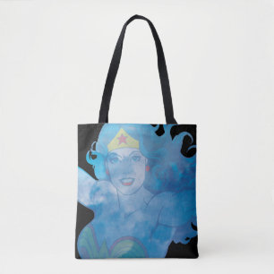 Tote Bag Silhouette du ciel bleu de la femme des merveilles