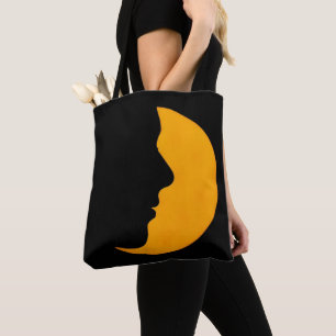 Tote Bag Silhouette du visage d'une femme.