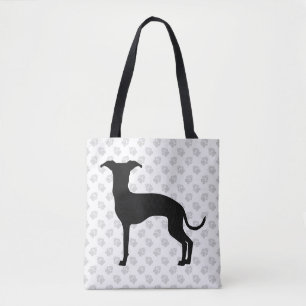 Tote Bag Silhouette et pattes d'Iggy noir (ou de toute autr