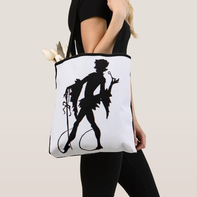 Tote Bag Silhouette magicienne des années 1920 (De près)