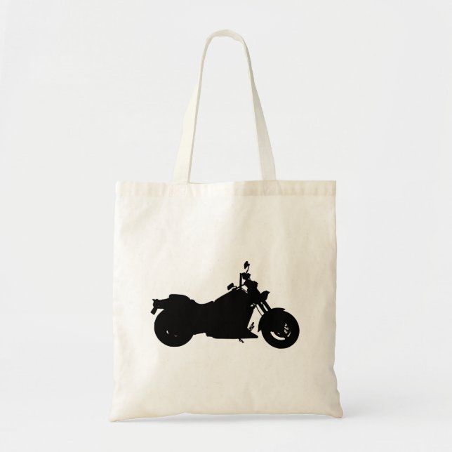 Tote Bag Silhouette moto (Devant)