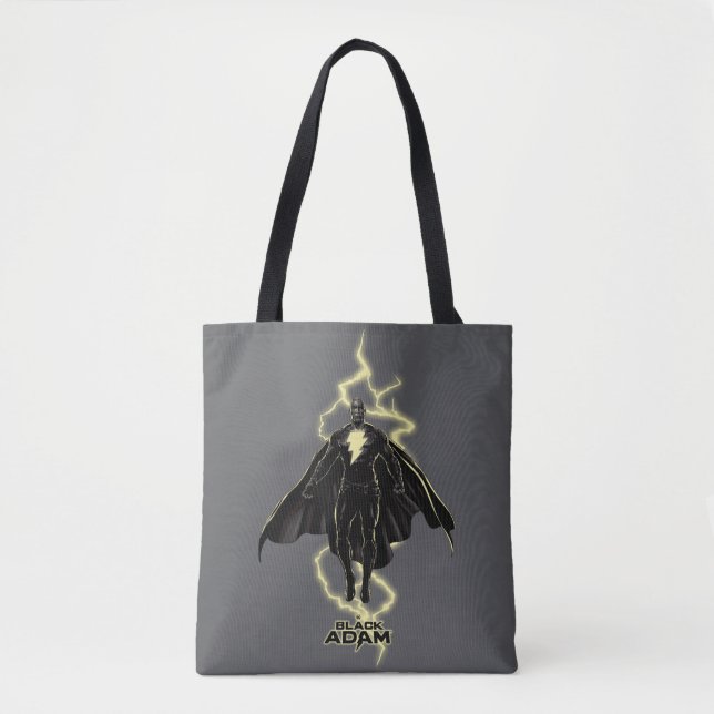 Tote Bag Silhouette noire Adam Lightning (Devant)