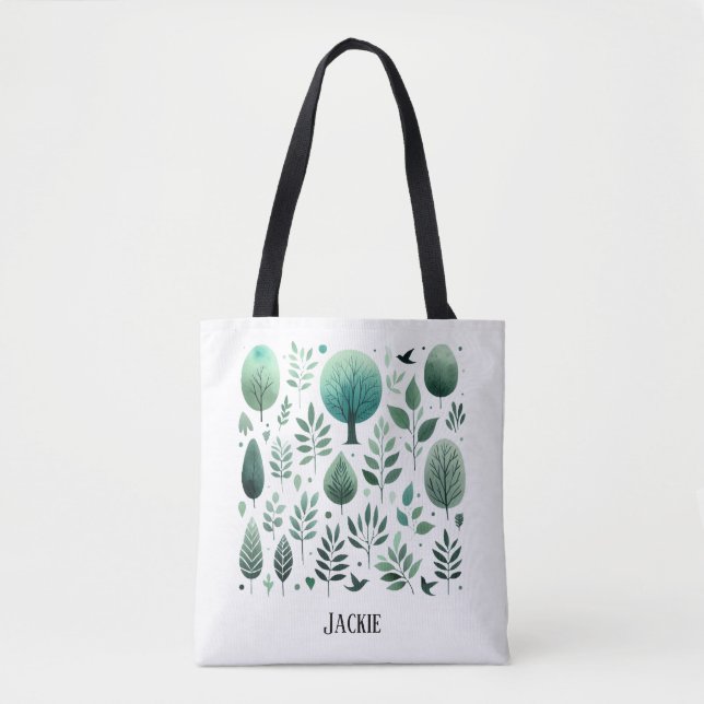 Tote Bag Silhouettes de la nature : Jour (Devant)