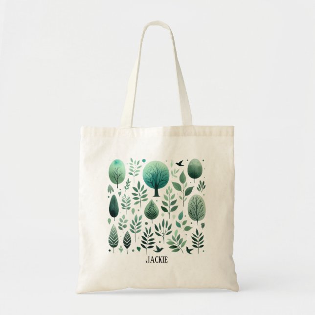 Tote Bag Silhouettes de la nature : Jour (Devant)