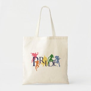 Tote Bag Silhouettes de personnage de la Ligue de la Justic