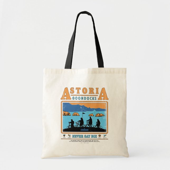 Tote Bag Silhouettes des Goonies sur les Goondocks d'Astori (Devant)