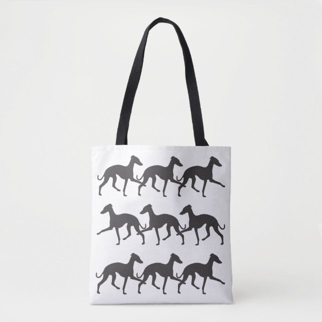 Tote Bag Silhouettes italiennes Greyhound (Devant)