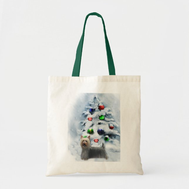 Tote Bag Silky Terrier Christmas Gifts (Devant)