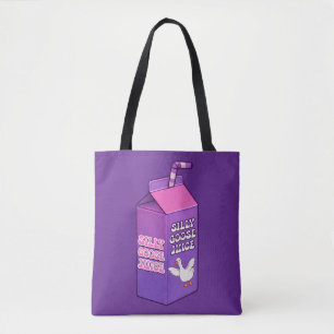 Tote Bag Silly Goose Juice Funny Farm Humour Meme Club