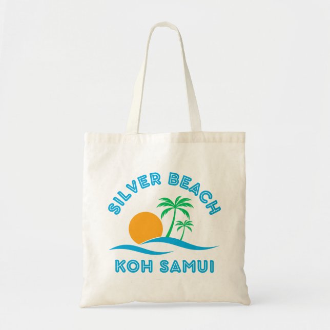TOTE BAG SILVER BEACH-KOH SAMUI (Devant)