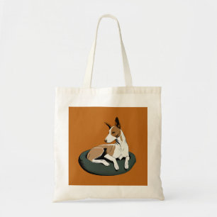 Tote Bag Simple Art Moderne de Chien Tendance