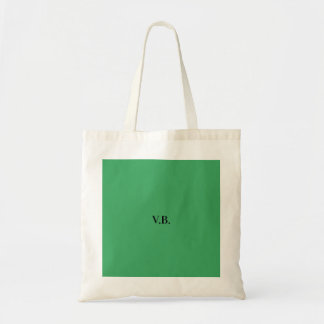 Tote Bag Simple couleur unie ajouter nom texte monogramme 