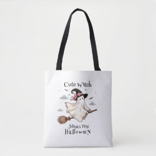 Tote Bag Simple et élégante Mignonne sorcière première Hall
