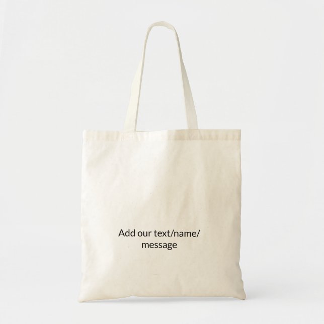 Tote Bag Simple et minimal ajouter votre parties scintillan (Devant)