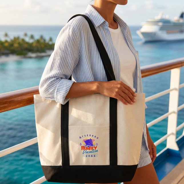 Tote Bag Simple excursion de jour de croisière Personnalise (Créateur téléchargé)