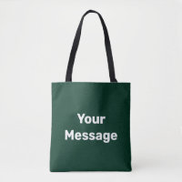 Simple foncé vert blanc Votre message Modèle texte