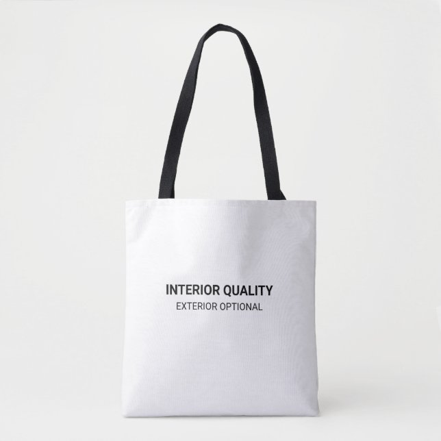 Tote Bag  Simple inspirational motivational typography   (Devant)
