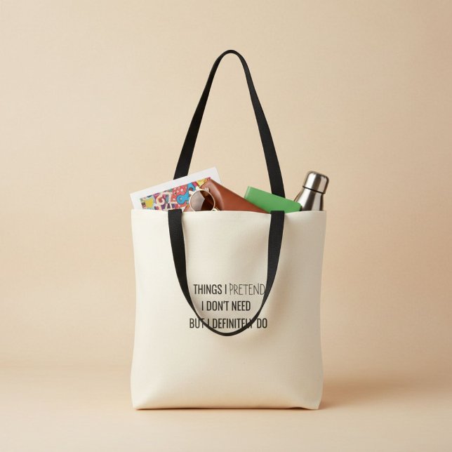 Tote Bag  Simple inspirational motivational typography   (Créateur téléchargé)