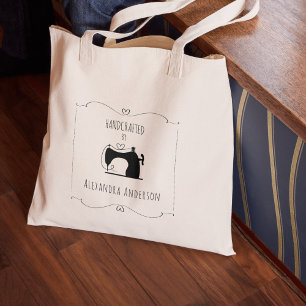 Tote Bag Simple Machine à Coudre Vintage Artisanat Fait Mai