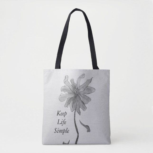 Tote Bag Simple marguerite (Devant)