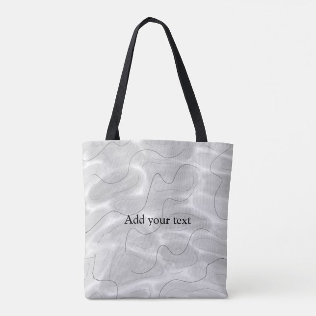 Tote Bag simple minimum ajouter votre nom bridesmaid mariag (Dos)