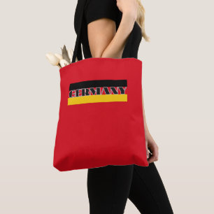Tote Bag Simple Modern Allemagne drapeau allemand Souvenir