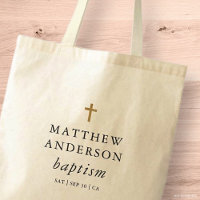 Simple moderne Elegant Cross Baby Baptism