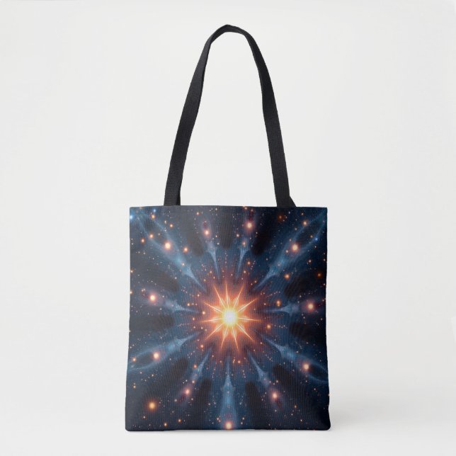 Tote Bag Simple moderne : Galaxy Space Rock Cool (Devant)