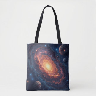 Tote Bag Simple moderne : Galaxy Space Rock Cool