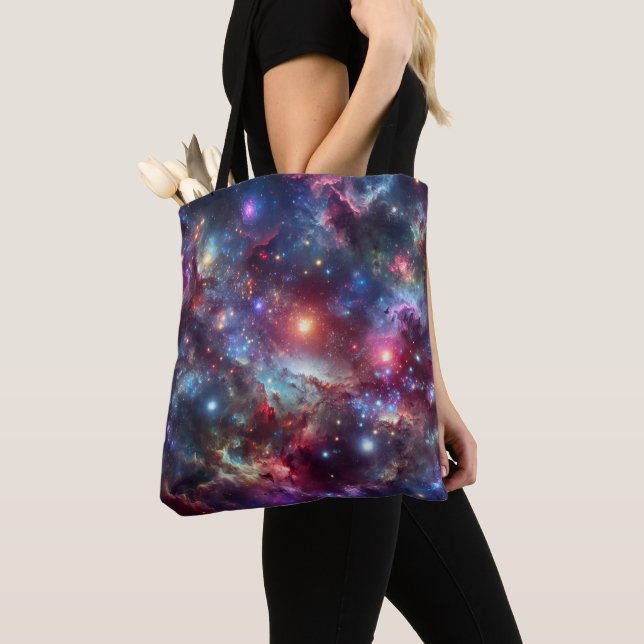 Tote Bag Simple moderne : Galaxy Space Rock Cool (De près)