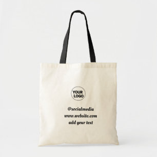 Tote Bag simple personnalisé minimal ajouter votre logo adr