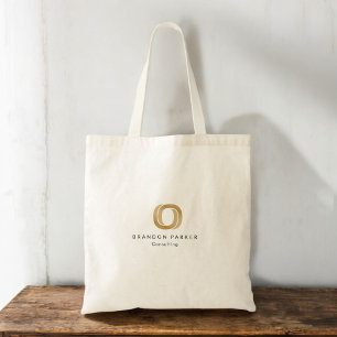 Tote Bag Simple professionnel Gold logo entrepreneur