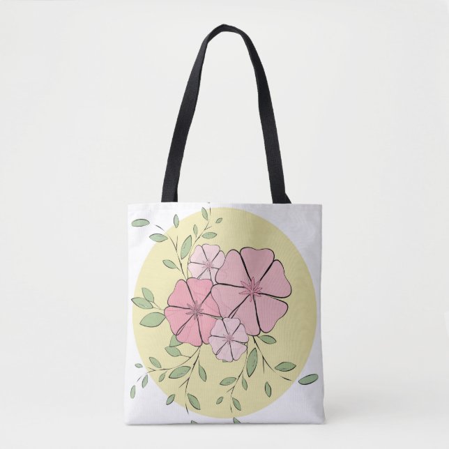 Tote Bag Simplement floral (Devant)