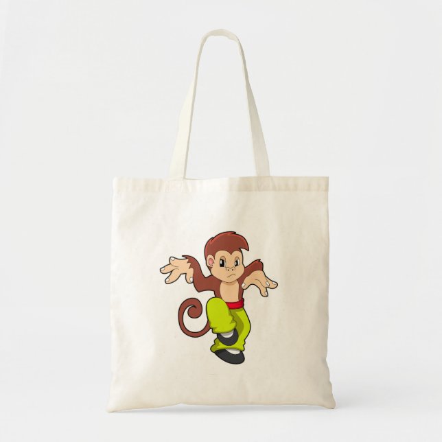 Tote Bag Singe aux arts martiaux Kungfu (Devant)