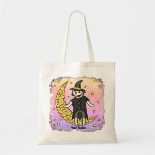 Tote Bag Singe chaussette sorcière