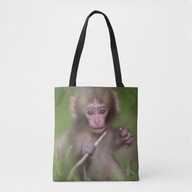 Tote Bag Singe de bébé (Devant)