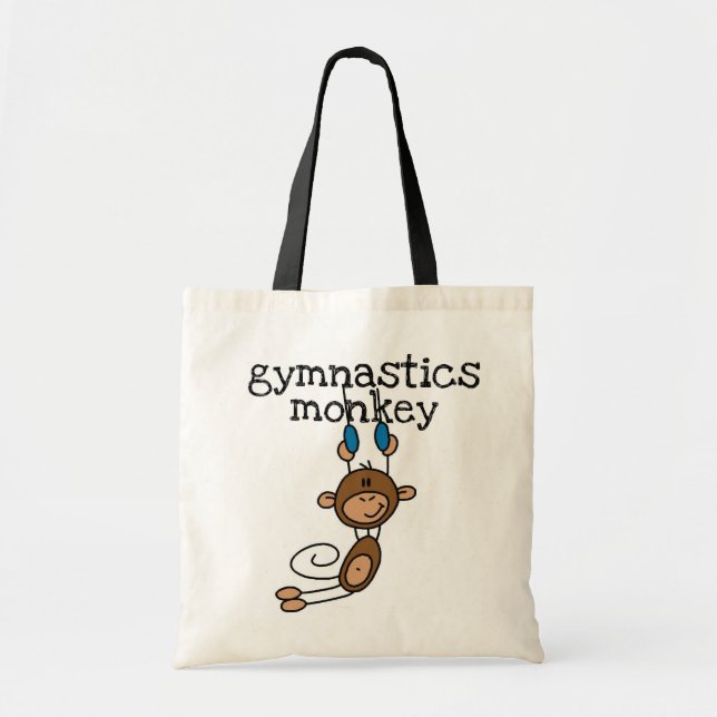 Tote Bag Singe de gymnastique (Devant)